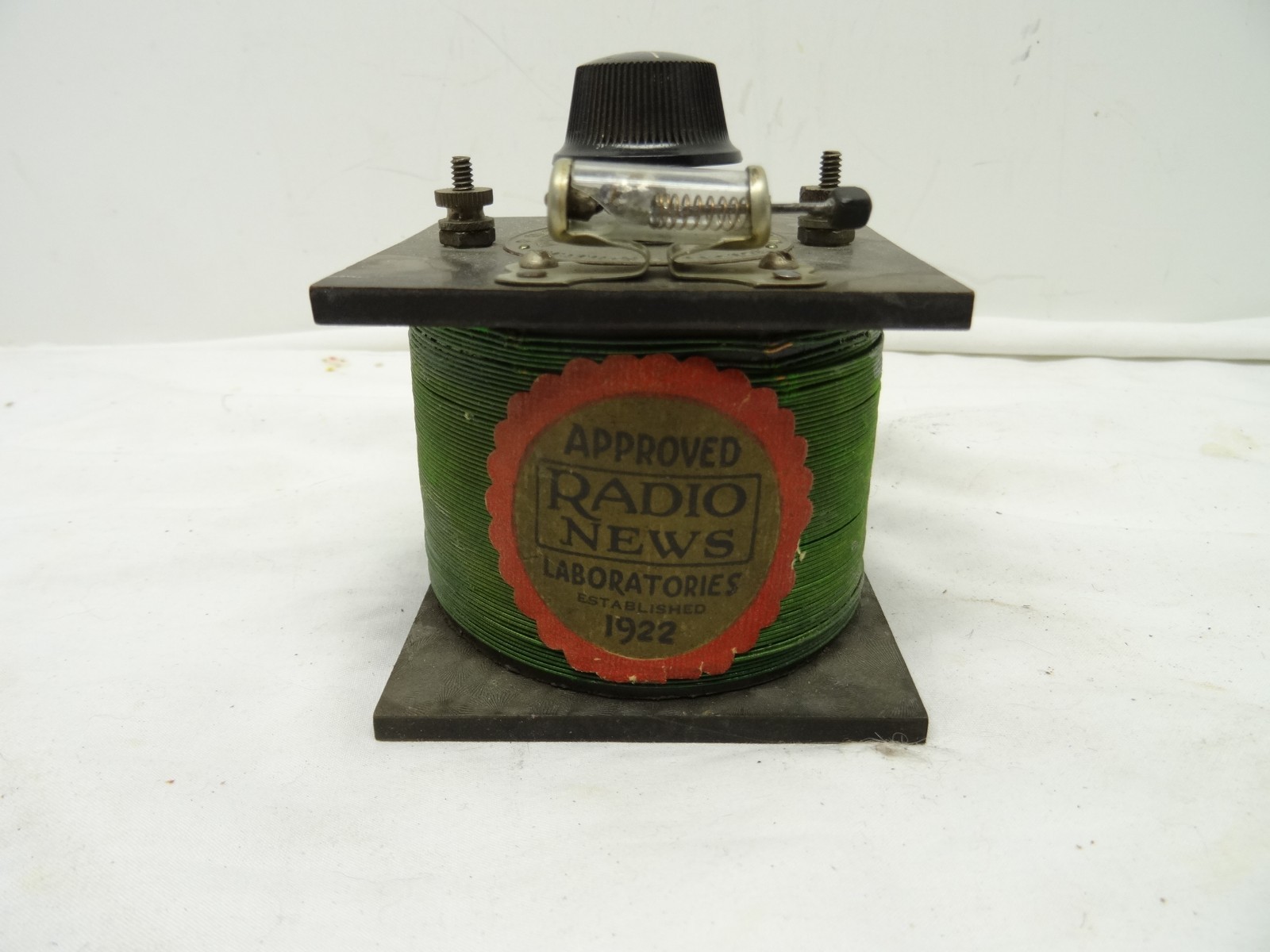 crystal radio radio/ modified wave trap new laboratories crystal radio 1922