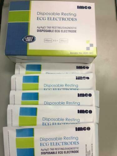 BRAND NEW EKG ELECTRODES LATEX FREE 500 PER BOX $4.39 EACH 100