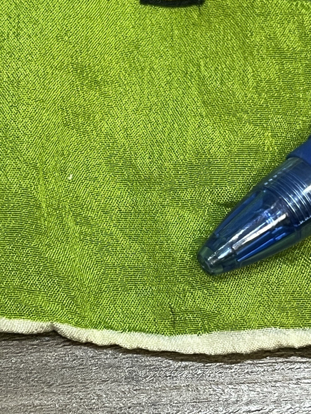 Vintage Unbranded Rectangle Woven Basket Pattern Bows Green Yellow Orange Scarf