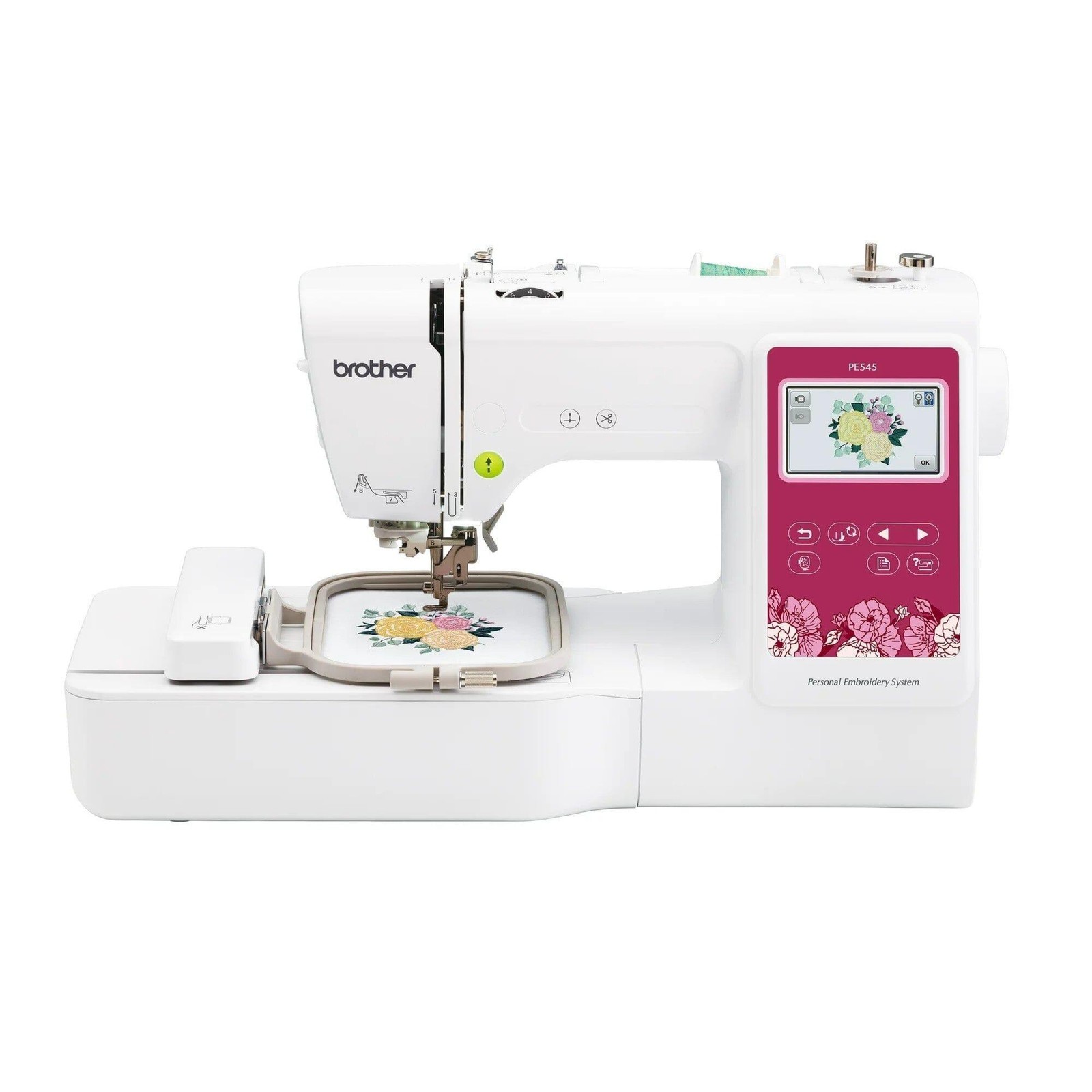 Brother PE545 Embroidery Machine with Hoops & Embroidery Threads