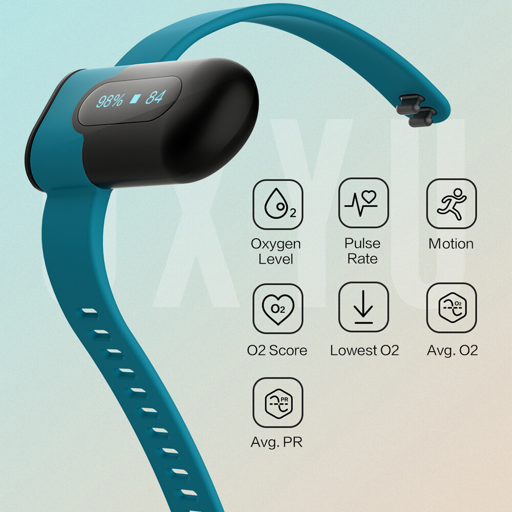 Wellue SleepU Oximeter Continuous Tracking Heart Rate Blood Oxygen Saturation