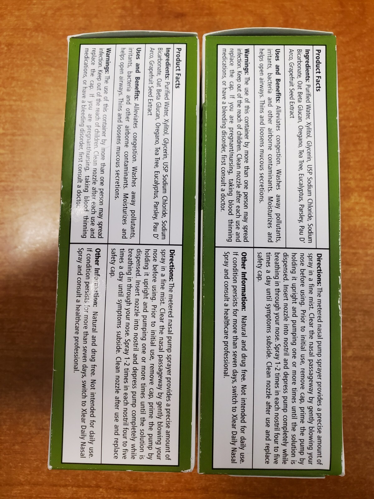 2 Pack: Xlear Rescue Nasal Spray w/ Xylitol All-Natural 1.5 oz. (Exp 5/25) F