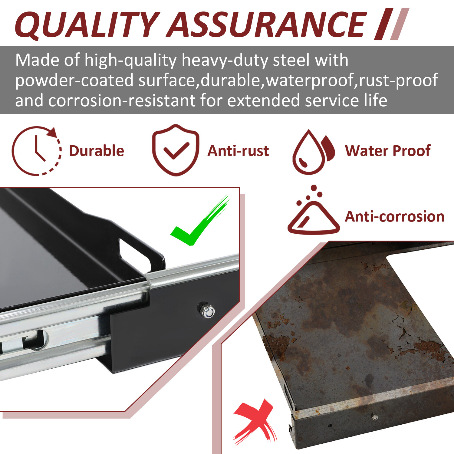 Slide Mount For 28 to 65L Fridge Cooler Freezer Portable Refrigerator Car Fridge