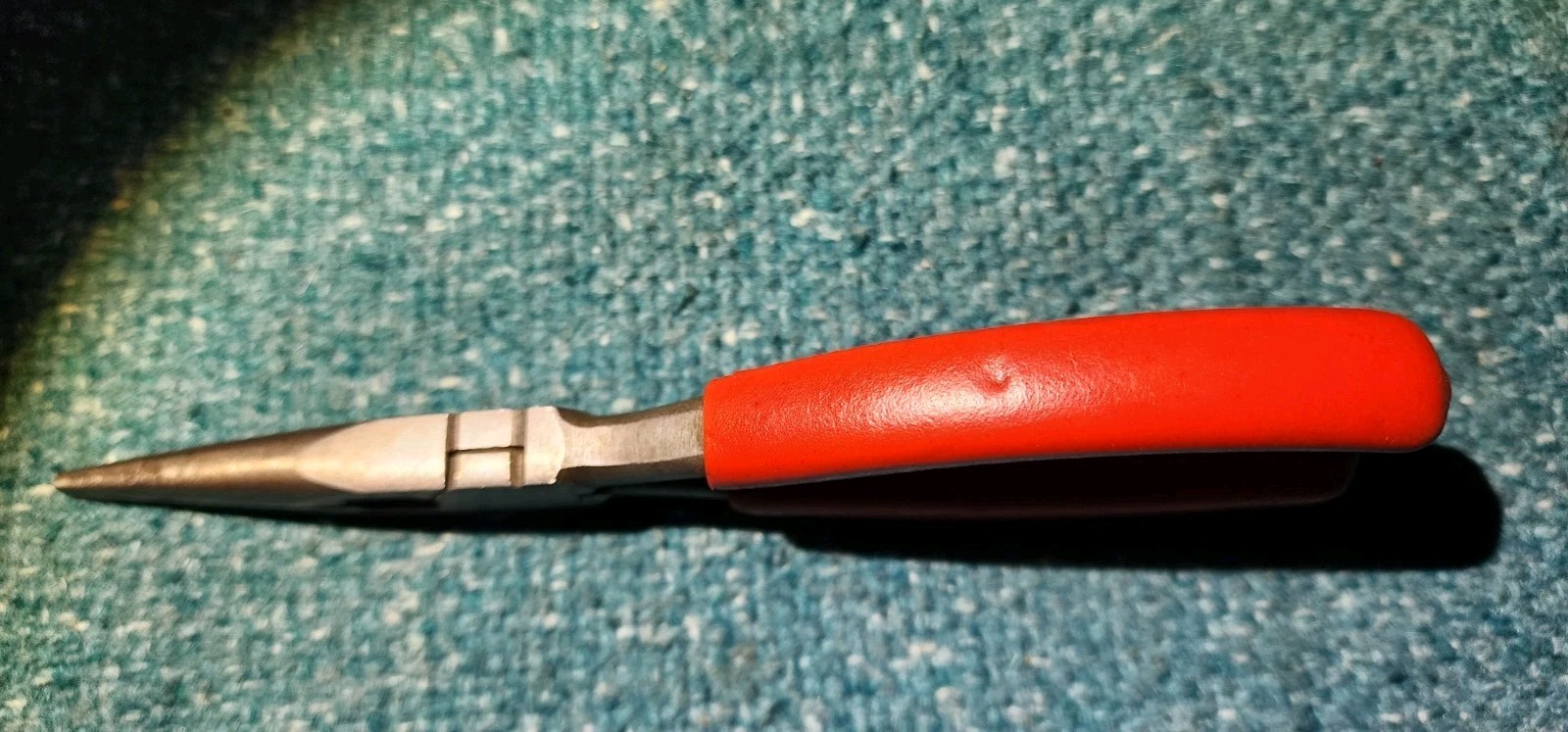 Snap-on USA 196BCP Soft Grip Needle Nose Pliers 7" OAL! Preowned. Grind Mark.