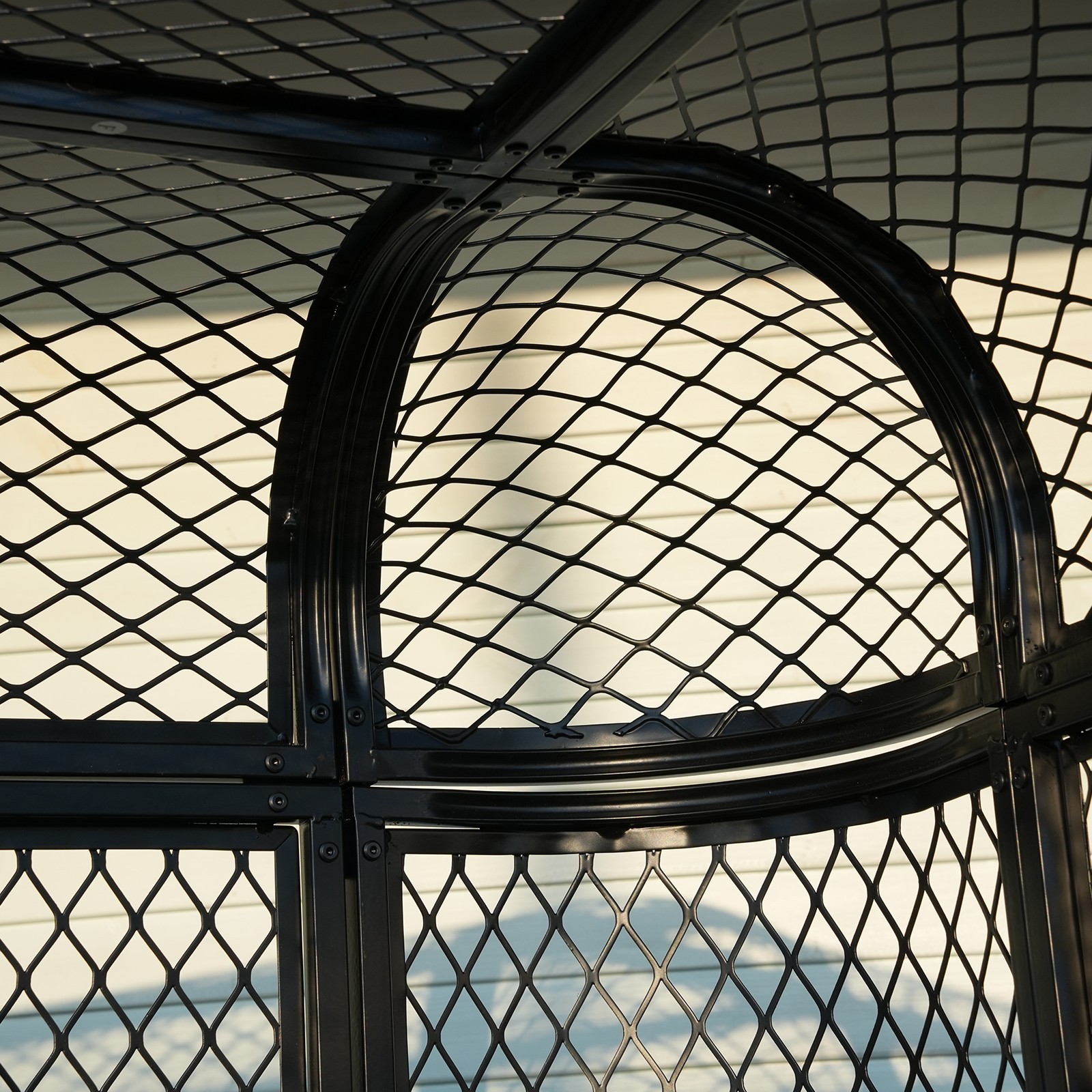 Extra Large Flight Metal Bird Cage Aviary Parrot Macaw Finch Tight Bar Spacing