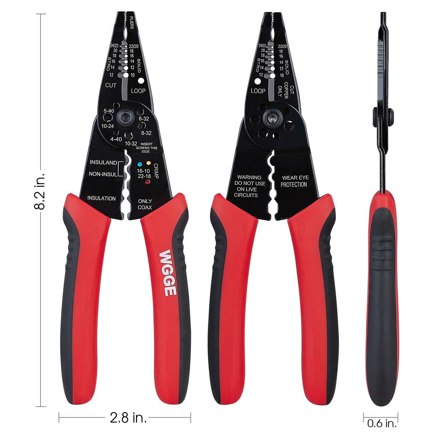 WGGE WG-015 Professional crimping tool / Multi-Tool Wire Stripper and Cutter