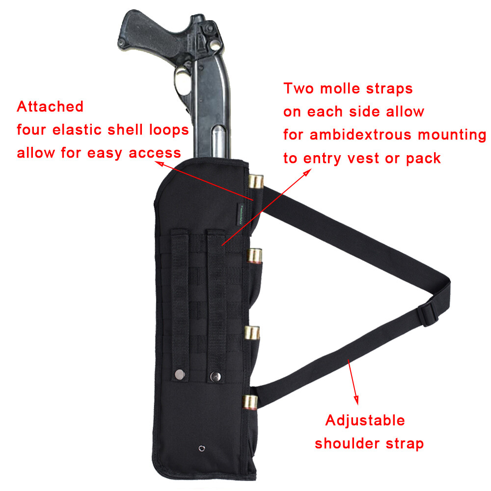 Tactical Short Rifle Shotgun Scabbard MOLLE Modular Gear Holster Hunting Bag