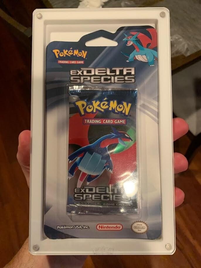 Pokemon Booster BLISTER Pack Acrylic CASE Protective Magnetic display Case