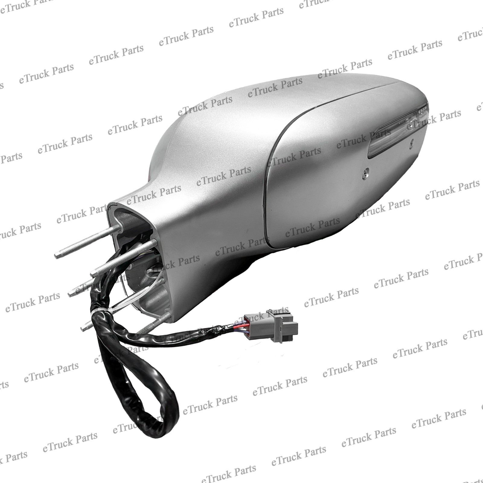 2008 - Peterbilt 388 389 567 589 RH Headlight Assembly w/ Matte Chrome Housing