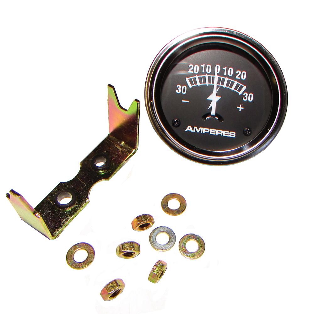 Universal 30 AMP Ammeter Gauge for Various Tractors & Equipment Fits 2" Hole