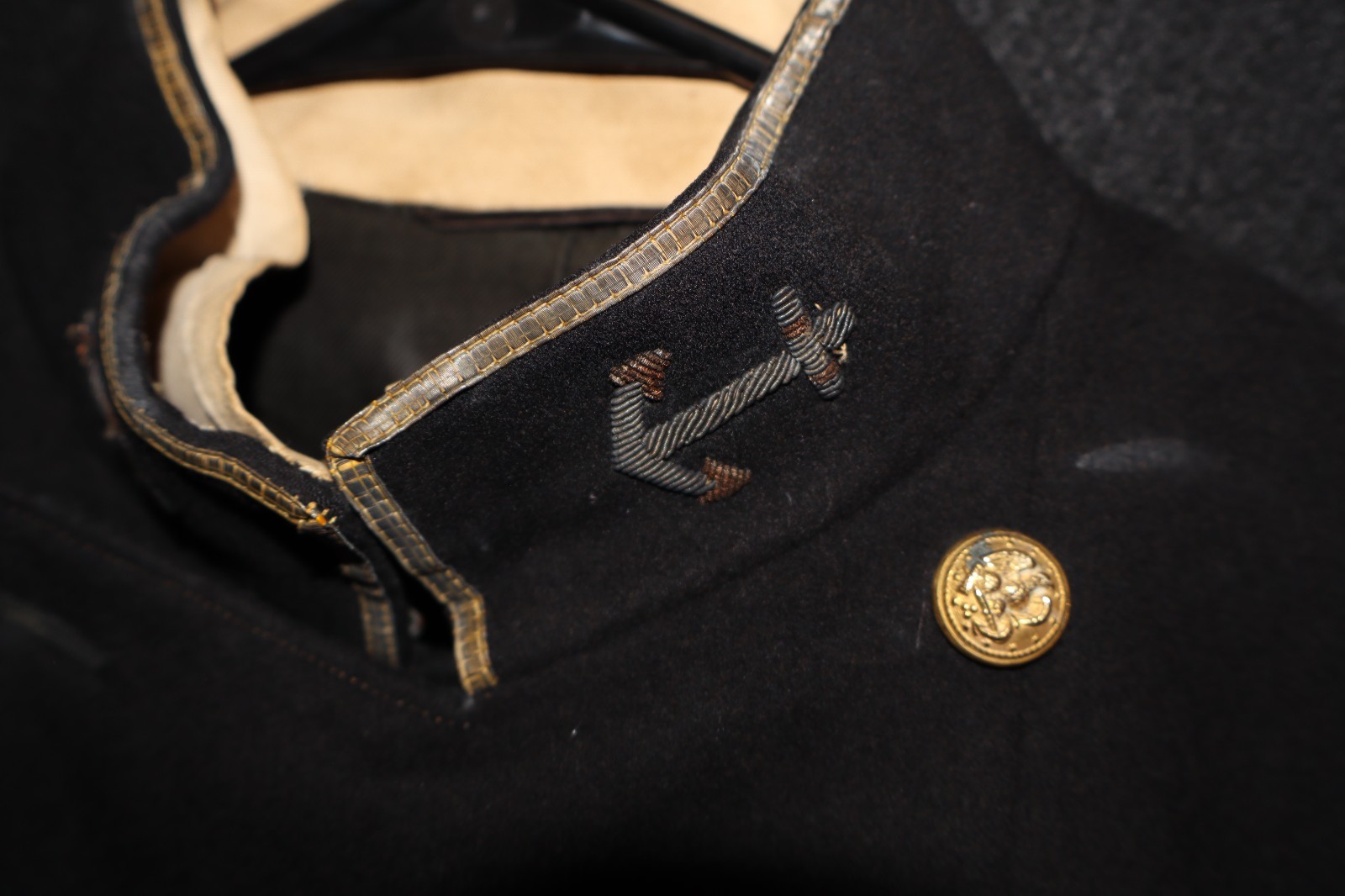 1920's USN Navy Midshipman Cadet Uniform Coatee Dress Parade Captain LR SAUER