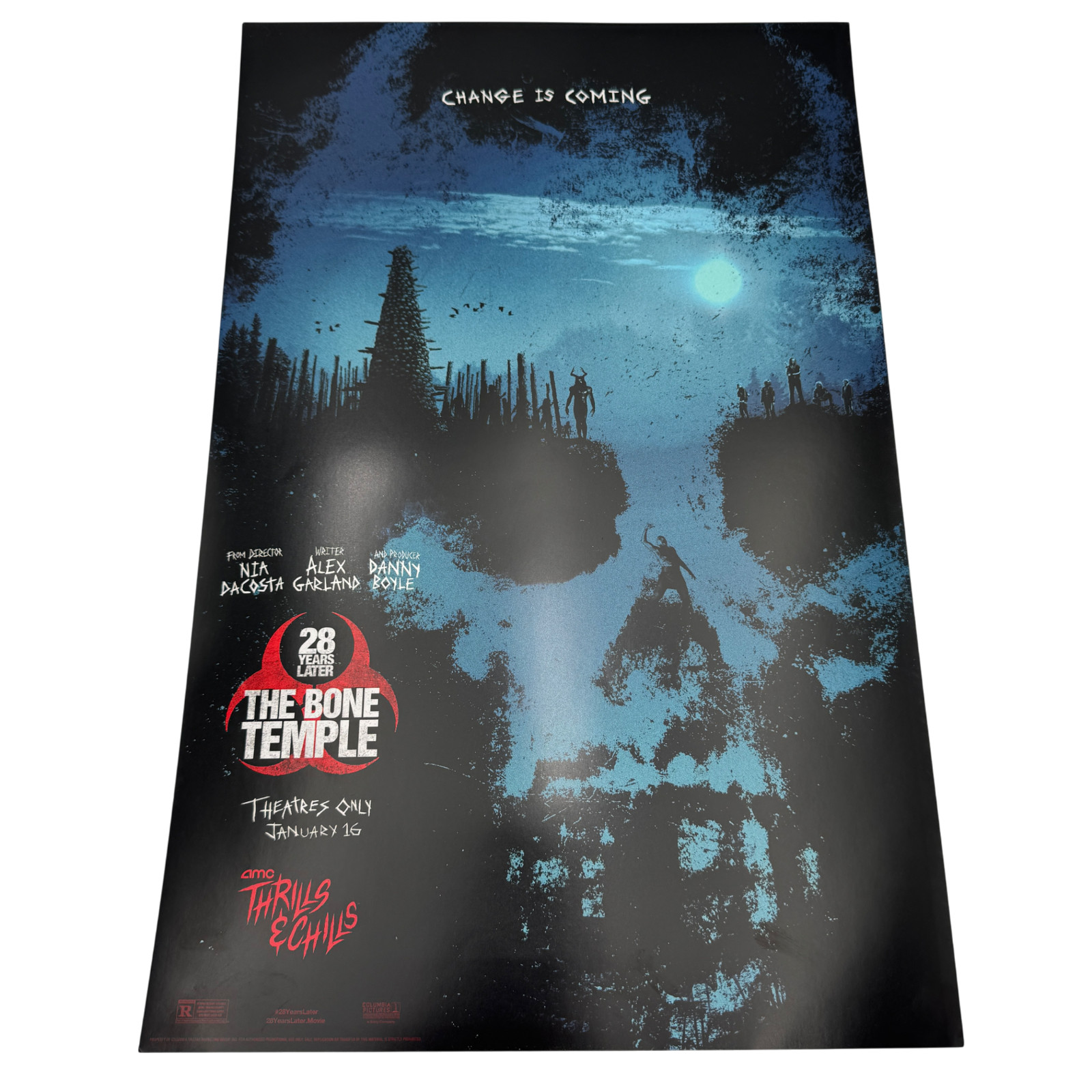 28 Years Later The Bone Temple Poster Opening Night Event AMC Exclusive 11"x17"