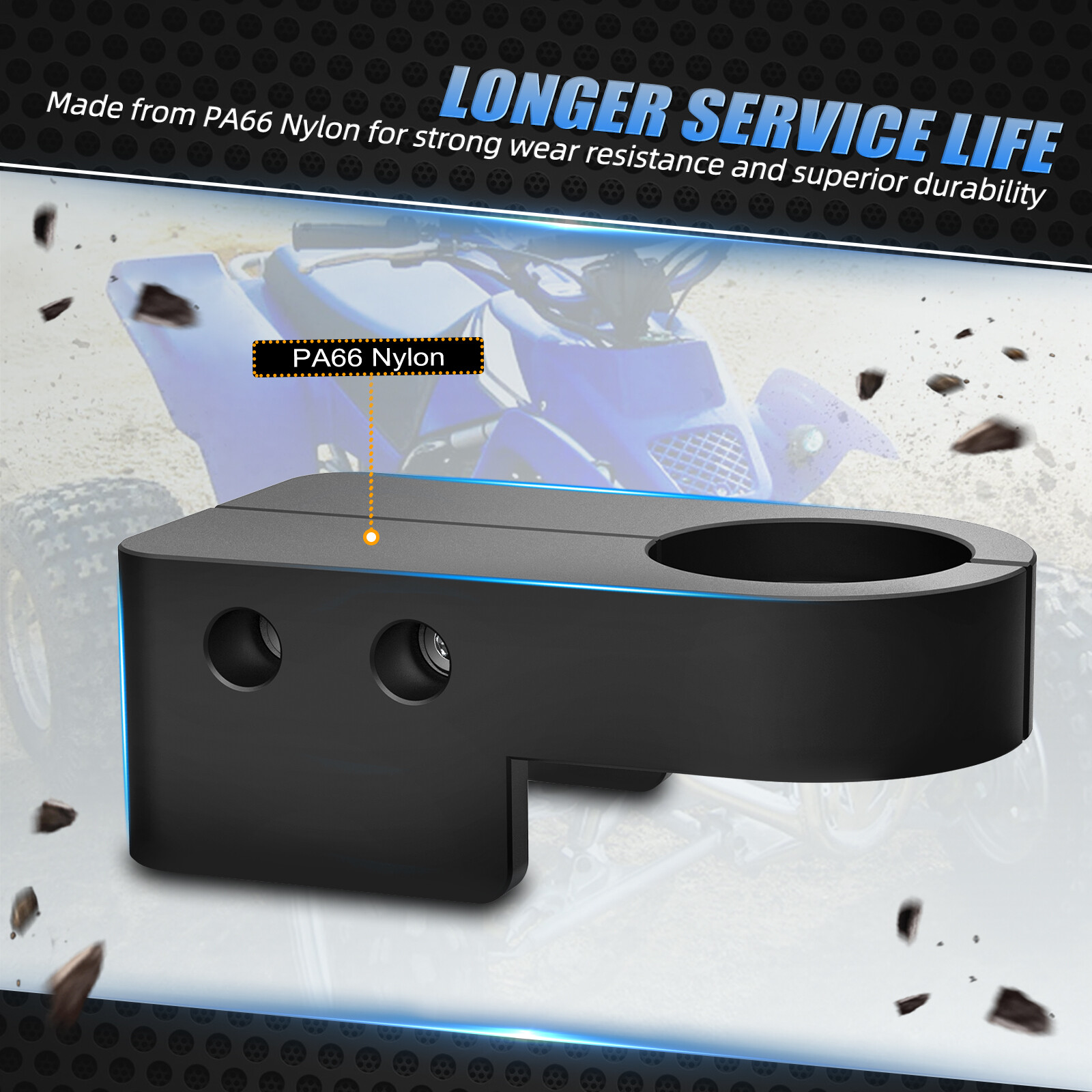 Front Chain Guide Slider PA66 Nylon For Yamaha Blaster 200 YFS200 SE 1988-2006