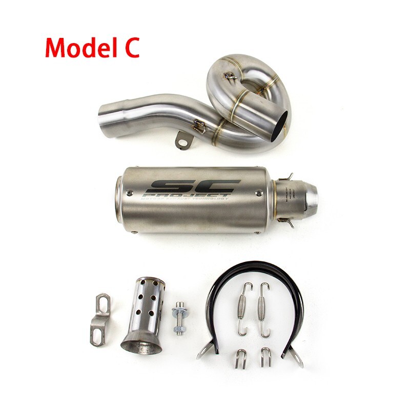 Slip for Kawasaki Ninja ZX6R ZX636 2009-2025 Exhaust Mid Link Pipe Muffler Tips