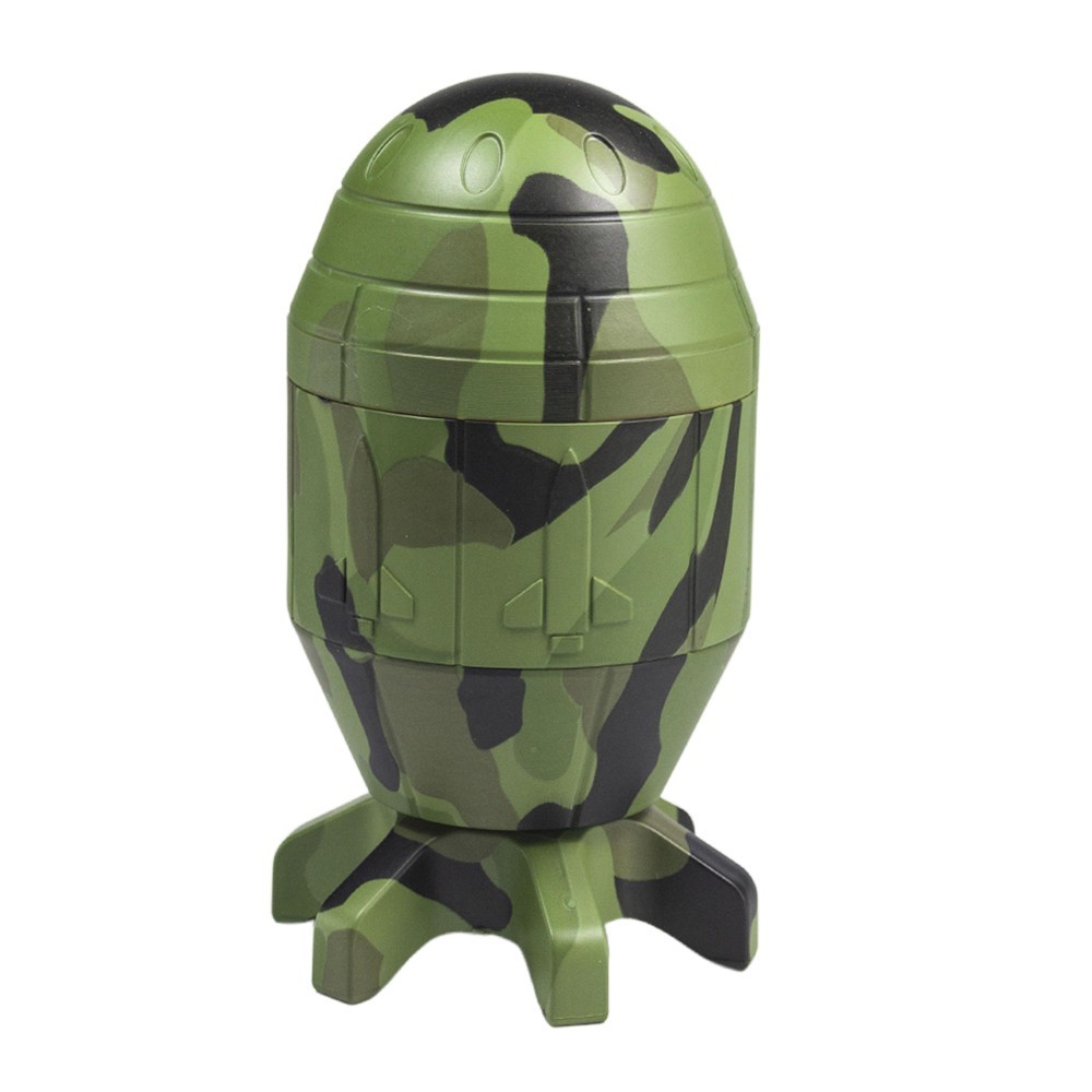 Funny Missile shaped Tobacco Grinder 4 Layer Spice Crusher for Kitchen Novetly