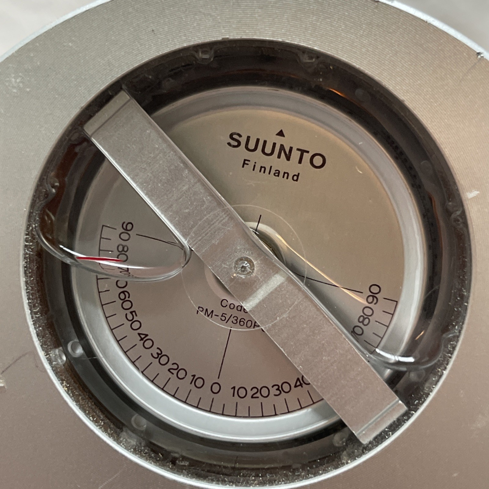 Suunto PM-5/360 PC Clinometer w/ Case Manual Instructions