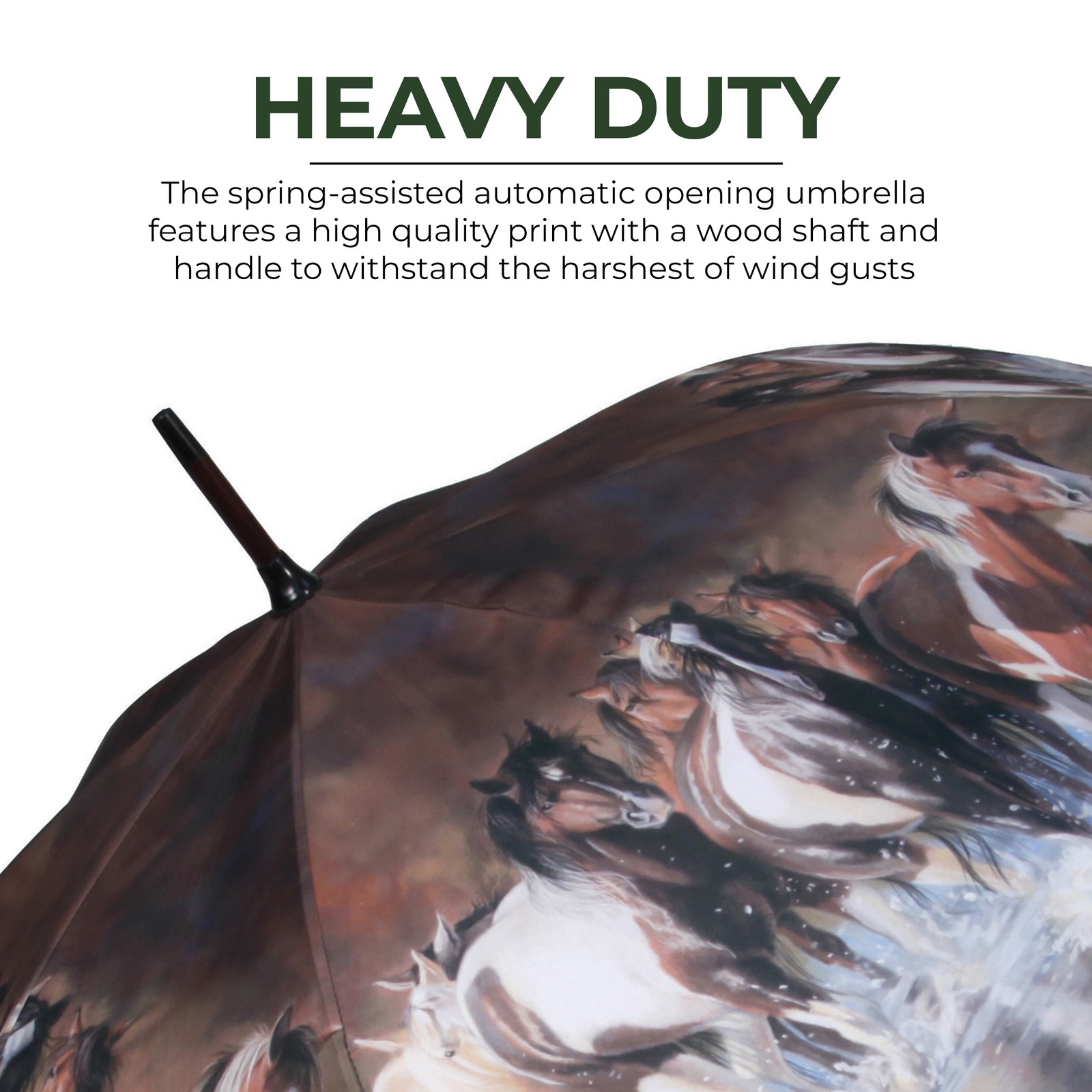 Rivers Edge Products 45-Inch Windproof Large Umbrella, UV Coated Stick