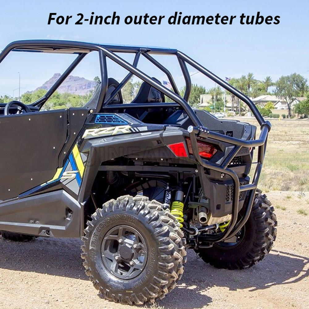 2PCS 2" Steel Tube Clamps Bolt On / Clamp On Weldable Roll Cage Mounts HD NEW