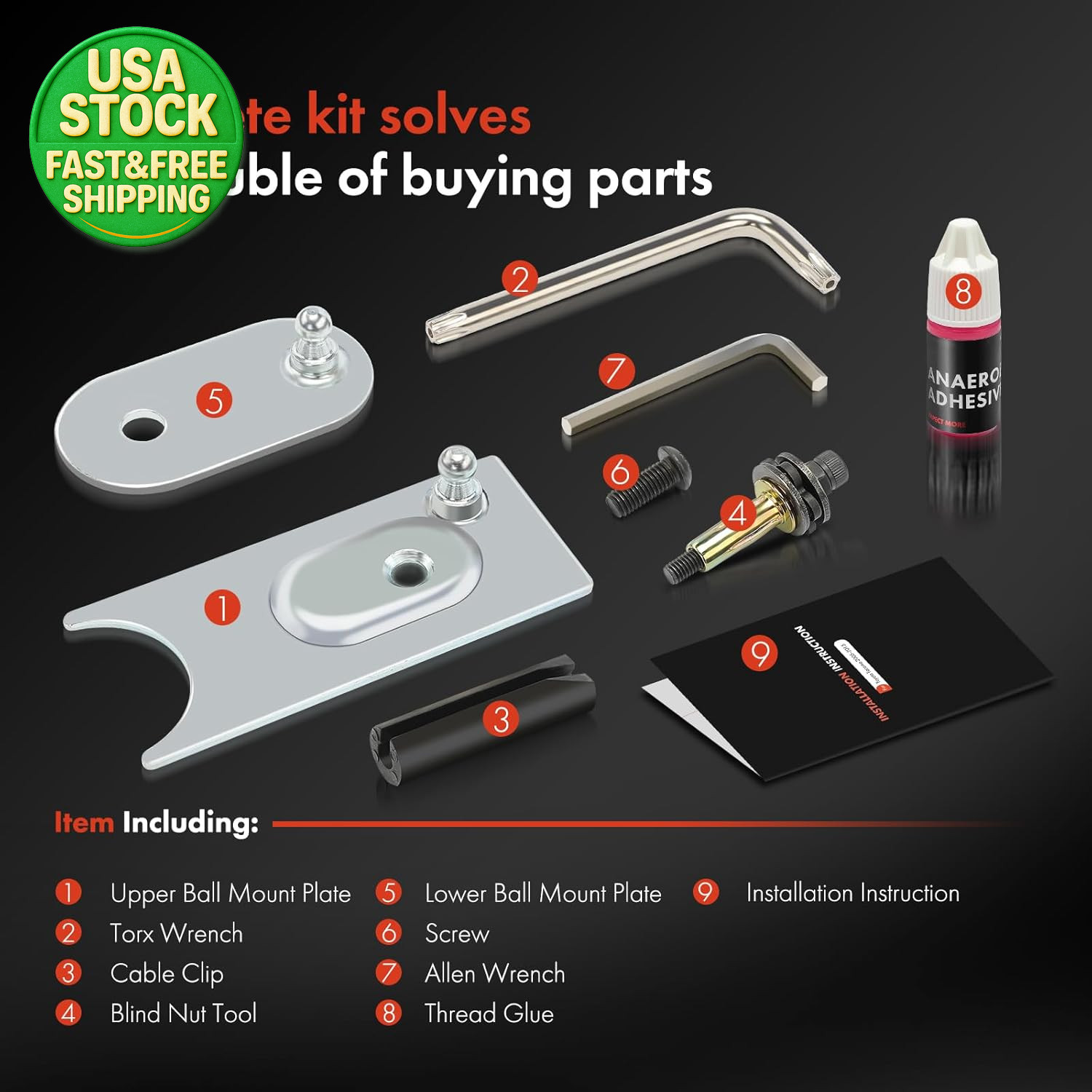 Tailgate Assist Shock Struts for Dodge Ram 1500 2500 3500 2009-2023 Lift