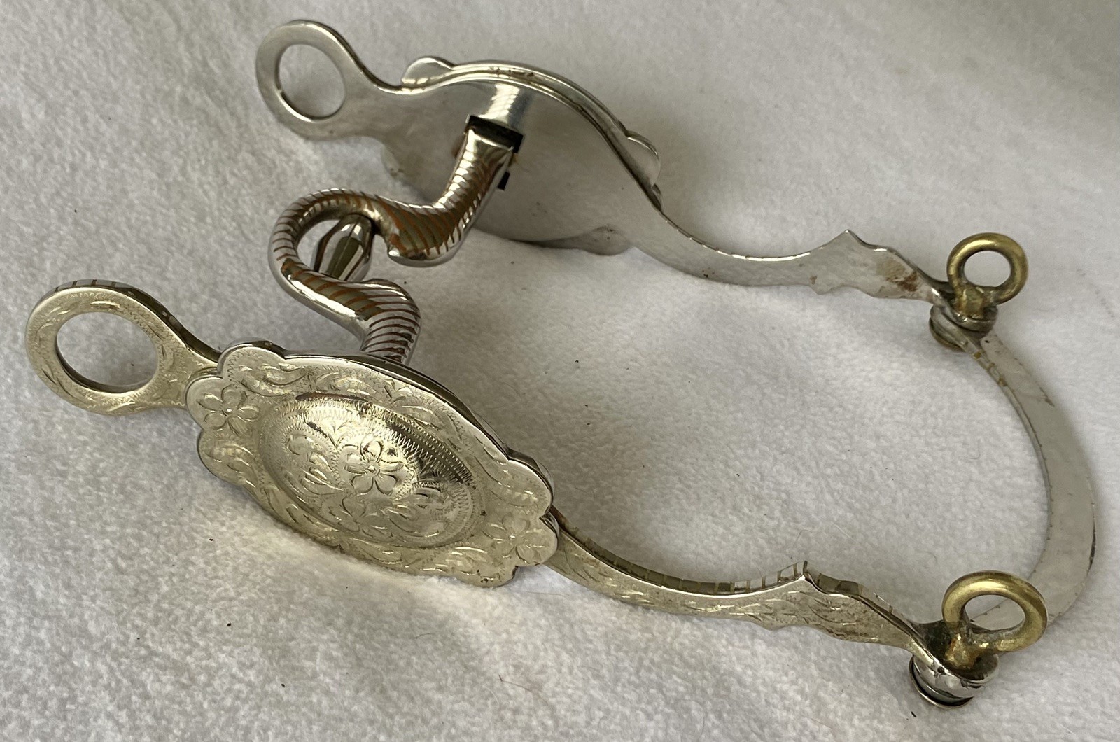 Gorgeous Vintage Silver BILLY ROYAL Arabian Morgan Show Bit~5" Frog Roller Mouth