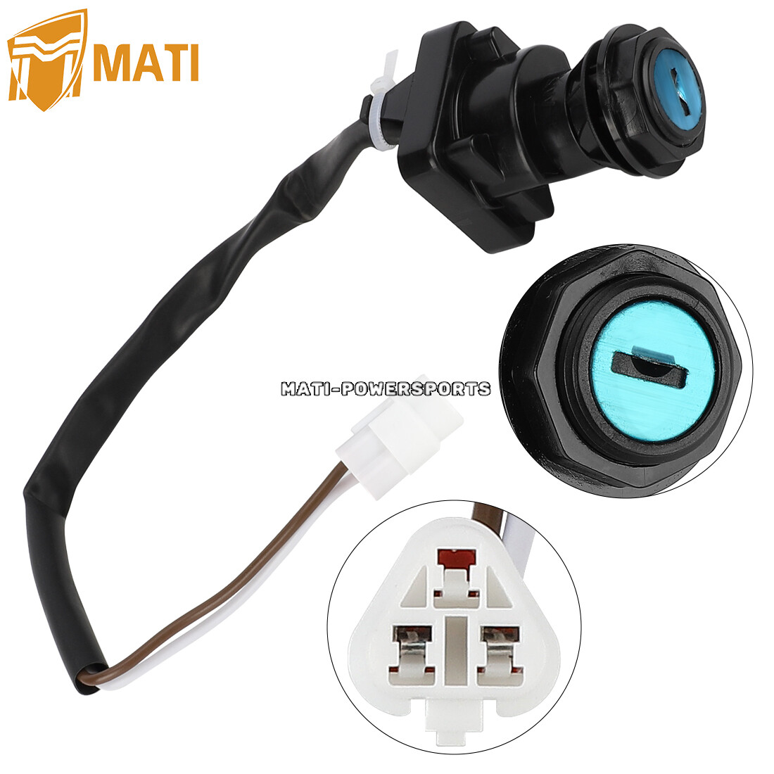 Ignition Switch Key for Kawasaki KVF300 Prairie 300 4X4 2000 2001 2002