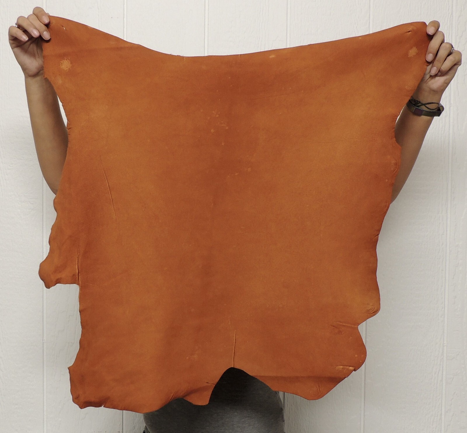 ACORN BUCKSKIN Leather Hide for Native Crafts Taxidermy Bags Laces Flute Bags