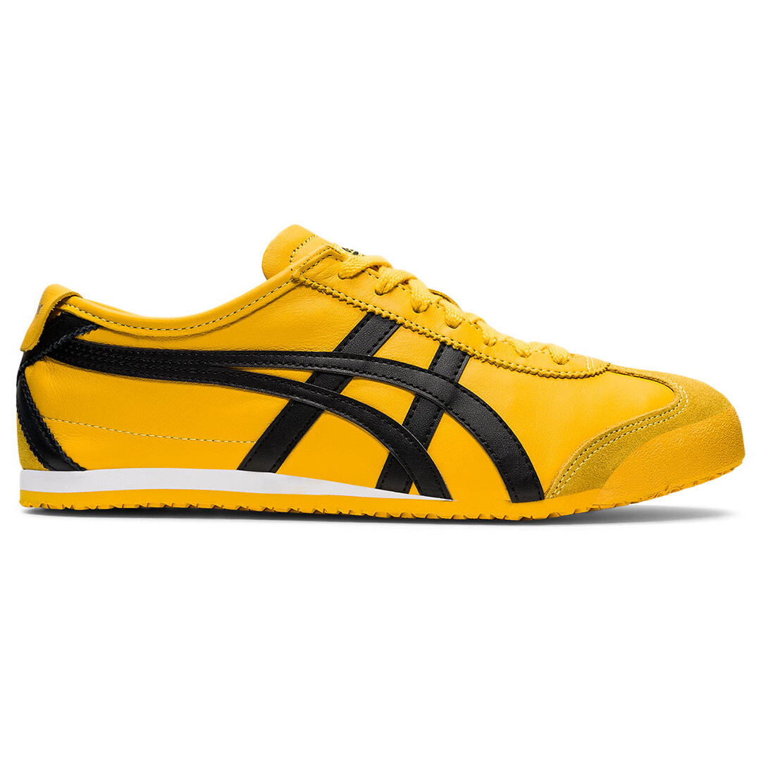 Onitsuka Tiger Mexico 66 Yellow Black Shoes New Without Box 1183C102-751