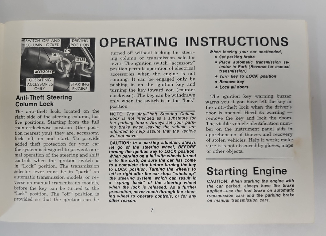 1970 Chevrolet Nova Owner's Manual FIRST EDITION 9/1969 GENERAL MOTORS RARE HTF