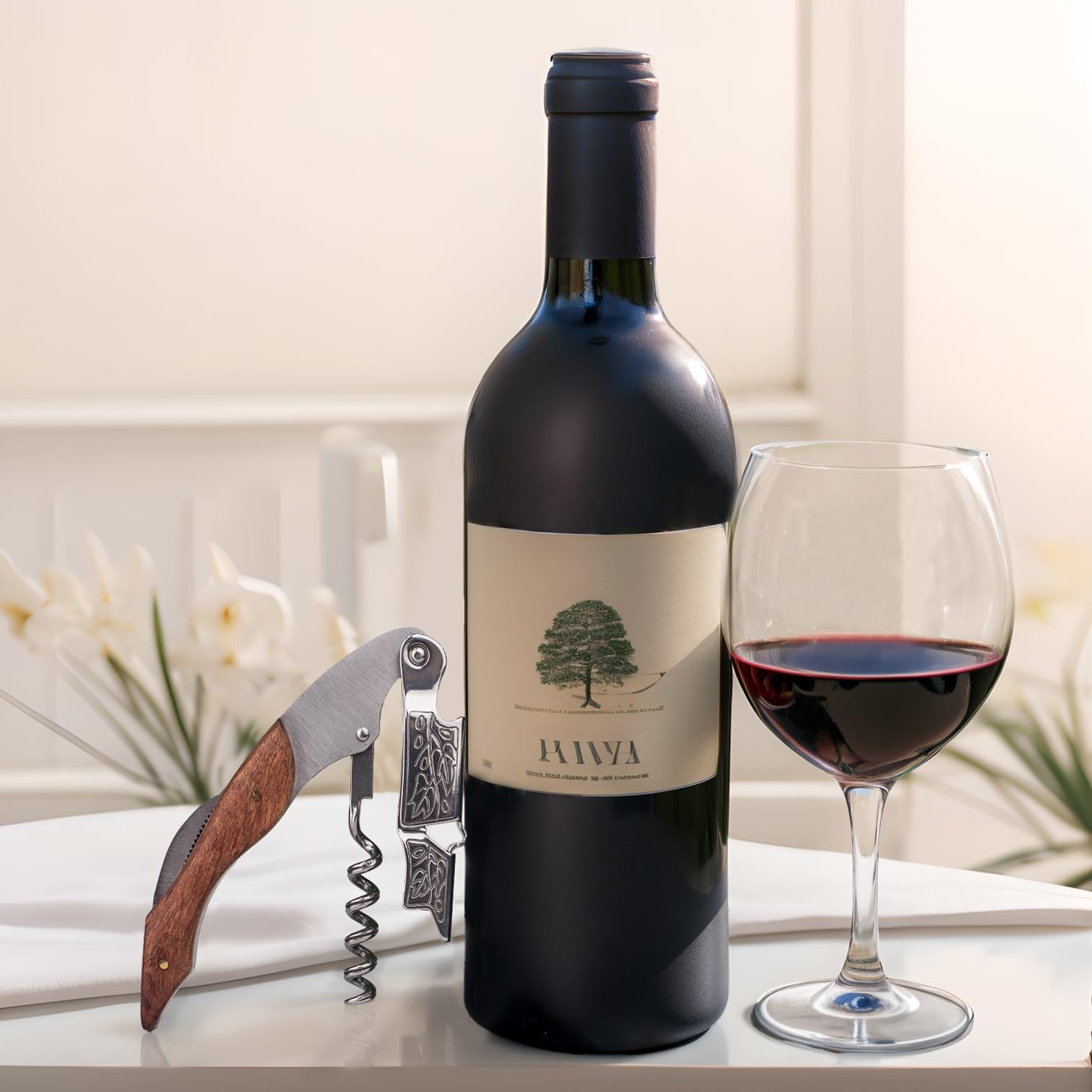GOBETTER Wine Opener, Professional Corkscrews for Classic Rosewood