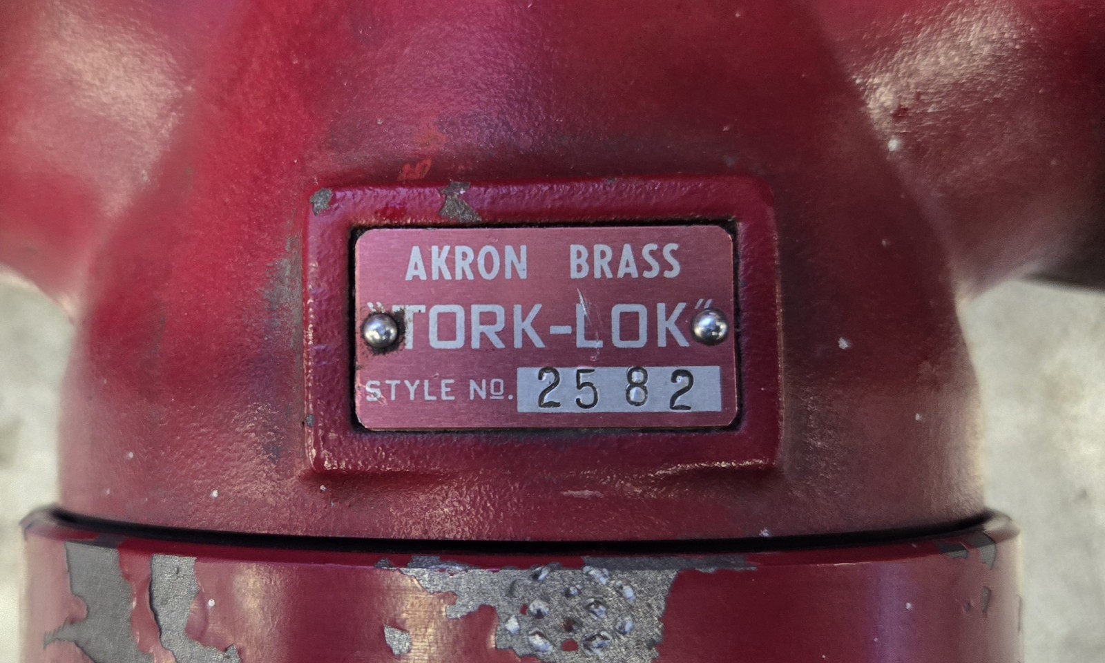 AKRON BRASS COMPANY MODEL 2582 - 3 Way Valve WYE - Firefighting Equipment