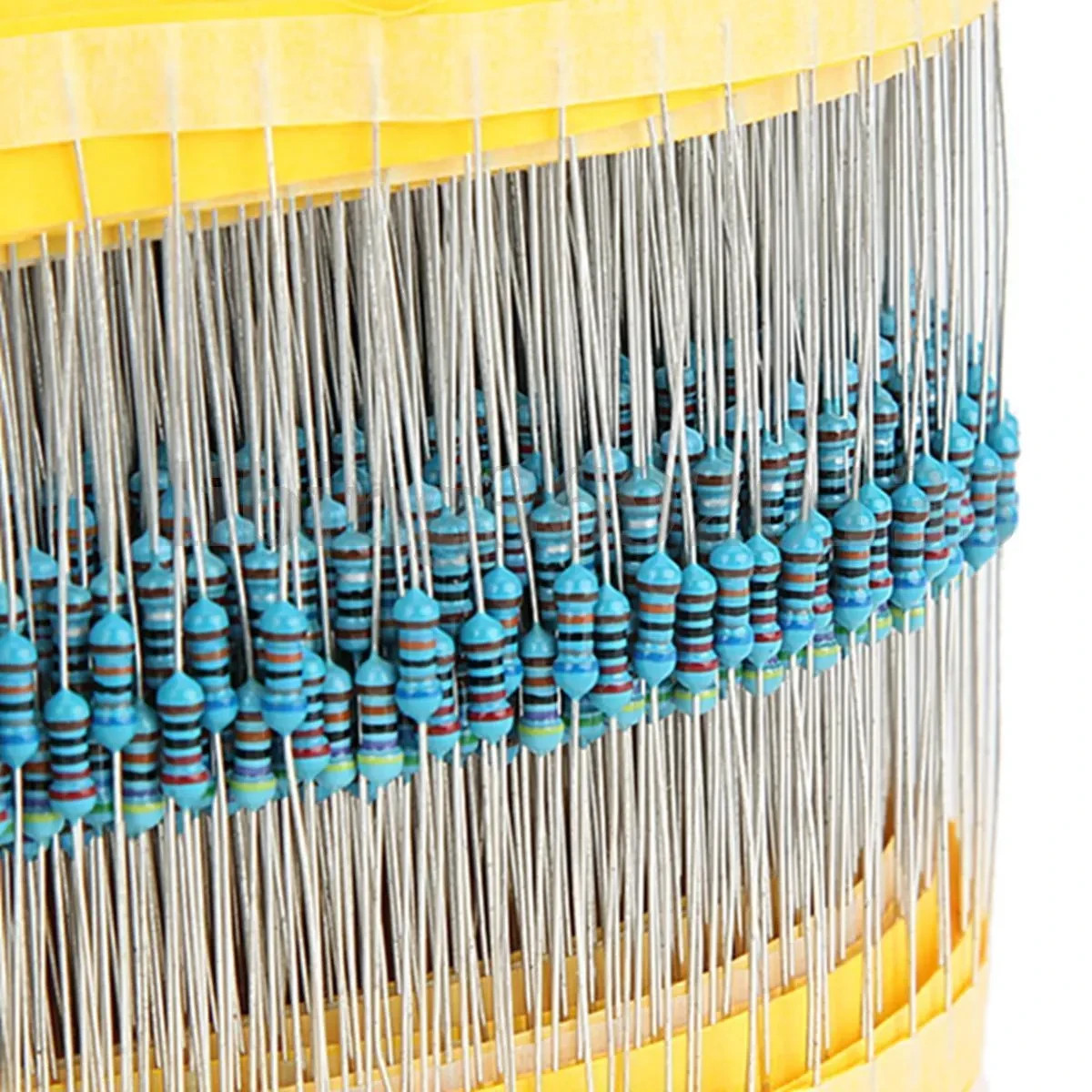 600Pcs 30 Values 1% Resistor Assortment 10 Ohm-1M Ohm Metal Film Resistors Kit