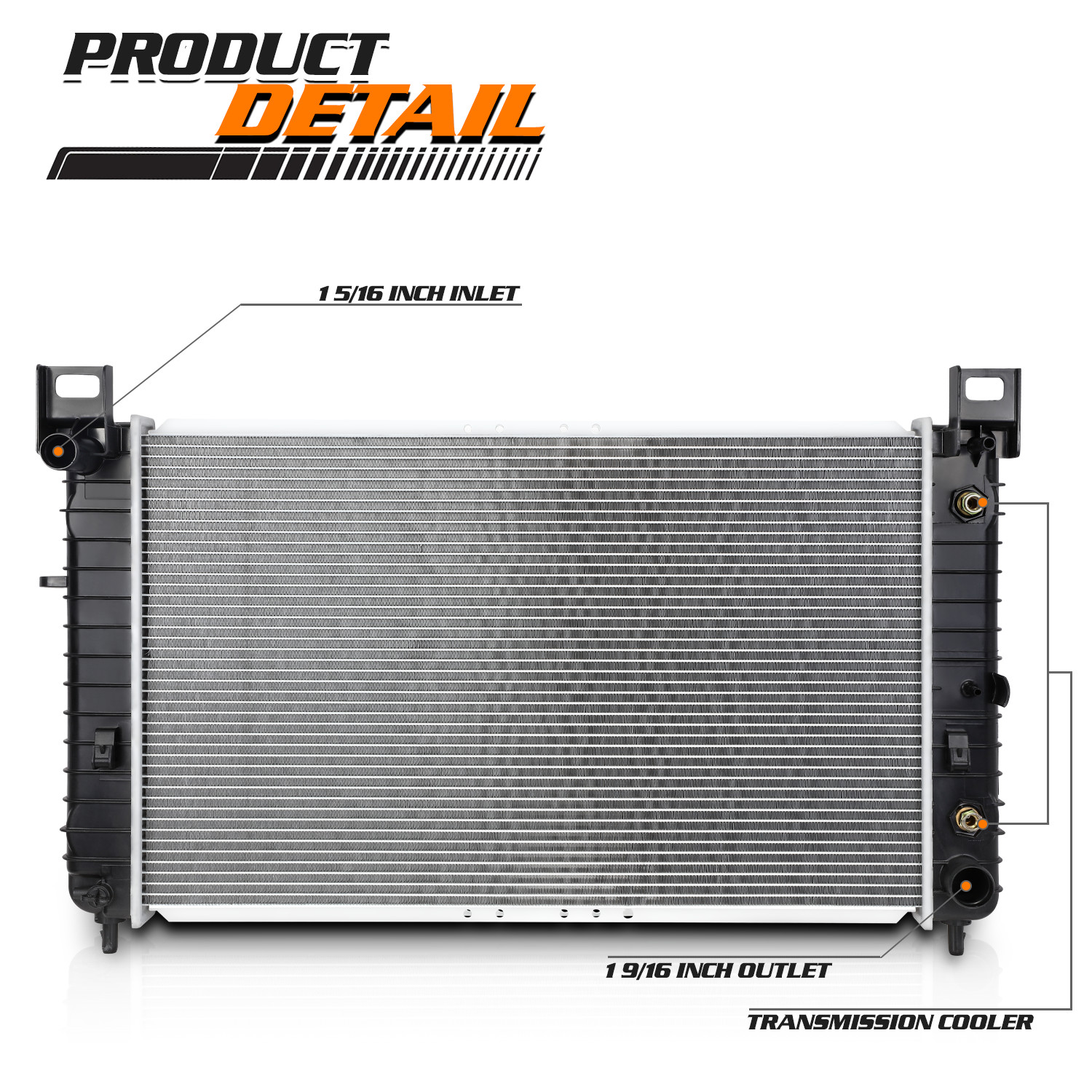 2334 Aluminum Radiator OE Replacement for 1999-2006 Silverado/Sonora/Escalade AT