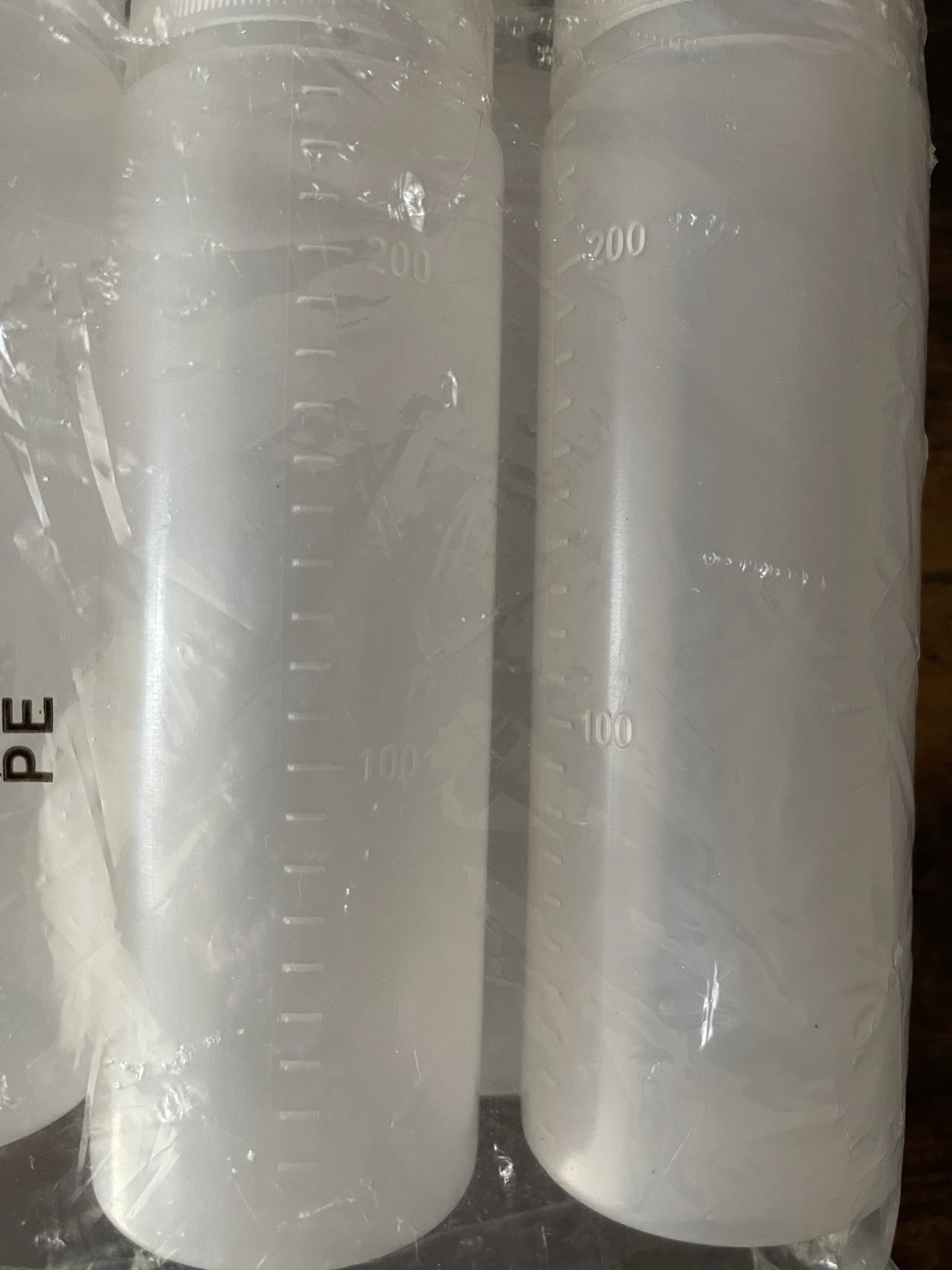 12 Pack Of 8 Ounce Plastic Squeeze Bottles