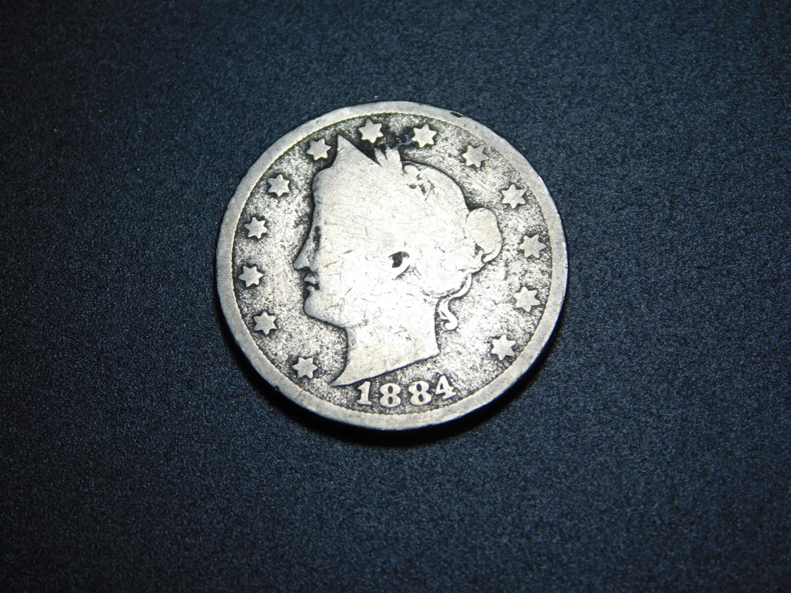 OLD  US  COINS  1884  V LIBERTY NICKEL