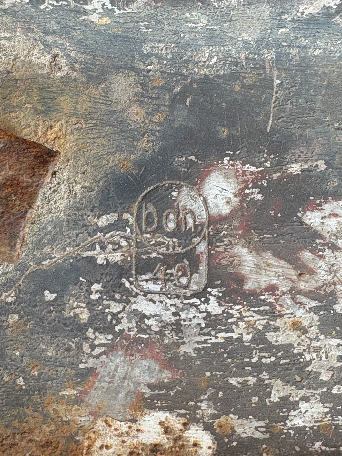 German MG machine gun ammo box. Wehrmacht 1939-1945, WWII.