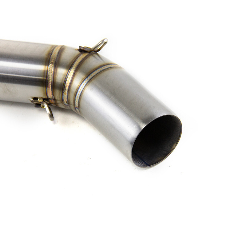 Slip for Suzuki GSXR 750 600 2006-2025 Exhaust Tips Black Muffler Mid Link Pipe