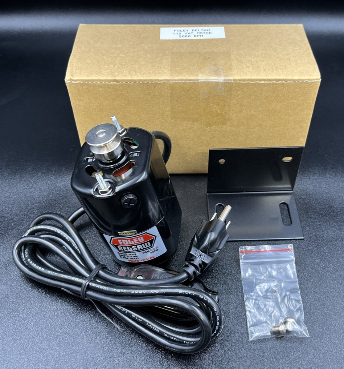 Foley Belsaw Key Cutting Machine Replacement Motor 110vac - New Old Stock (R)