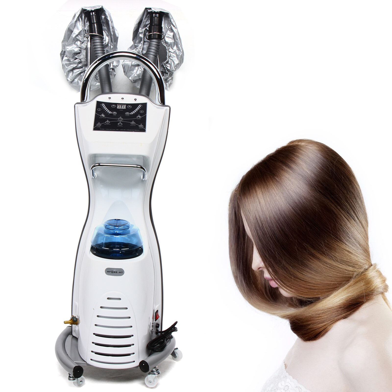 Stand Hair Steamer Hair Dyeing Oil Treatment Machine Hairdress Salon SPA Beauty