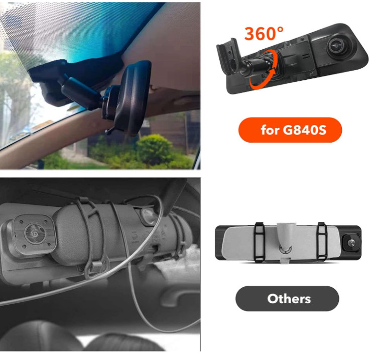 WOLFBOX OEM BRACKET for USB C G900PRO/G850PRO/G840S/G840H/G850/ Mirror Dash cam