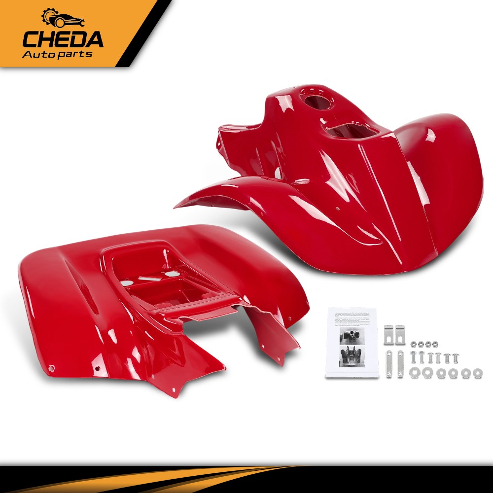 Fit For 1993-2005 Honda Sportrax 90 TRX90 Front And Rear Fenders Set ABS Plastic