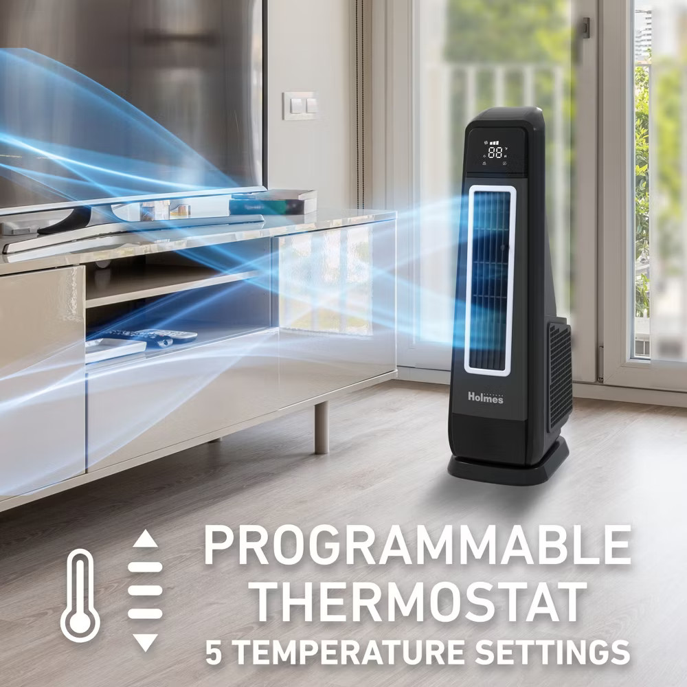 Holmes 30" Extreme Breeze High Velocity Blower Oscillating Tower Fan