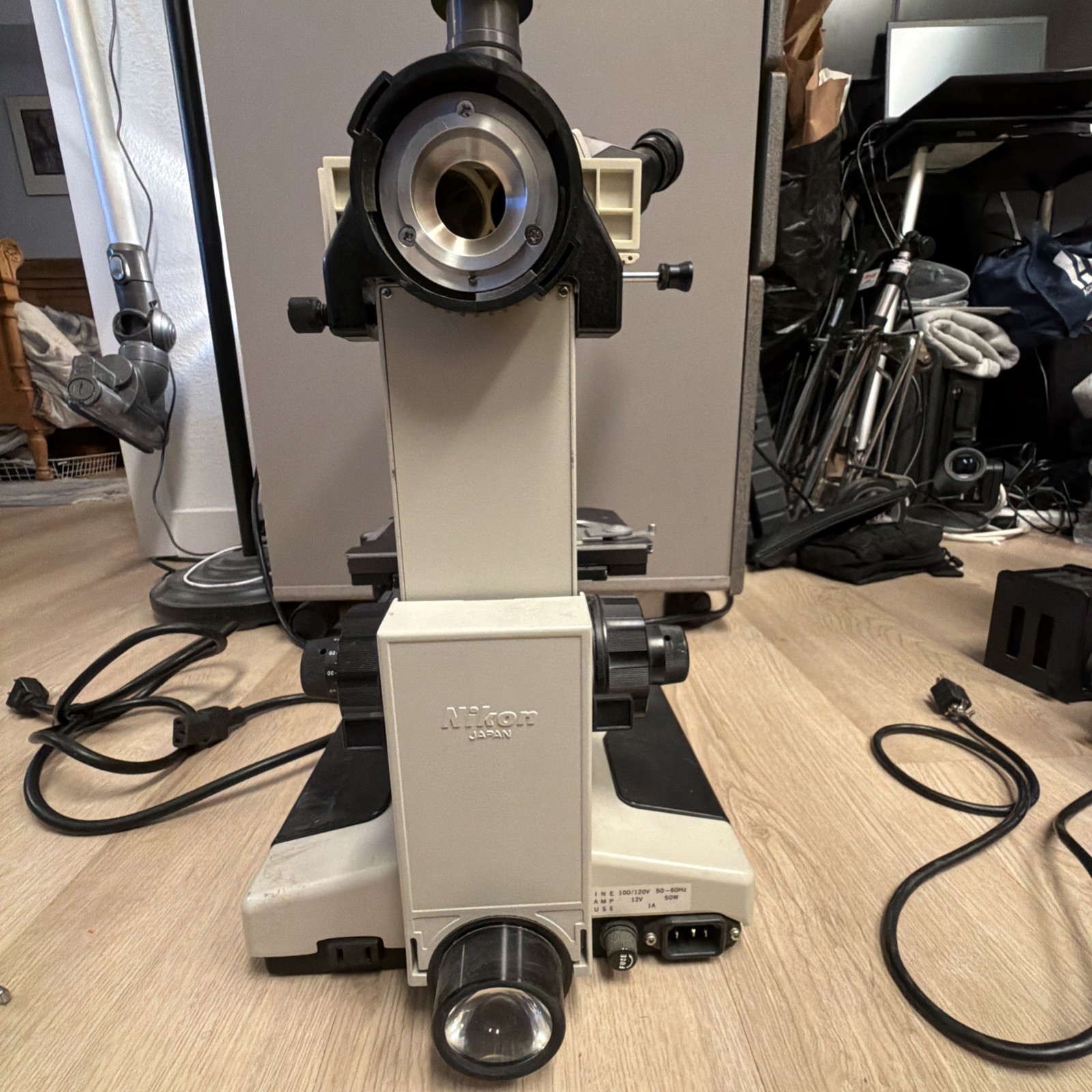 Nikon Optiphot Microscope w/ 2 objective lenses