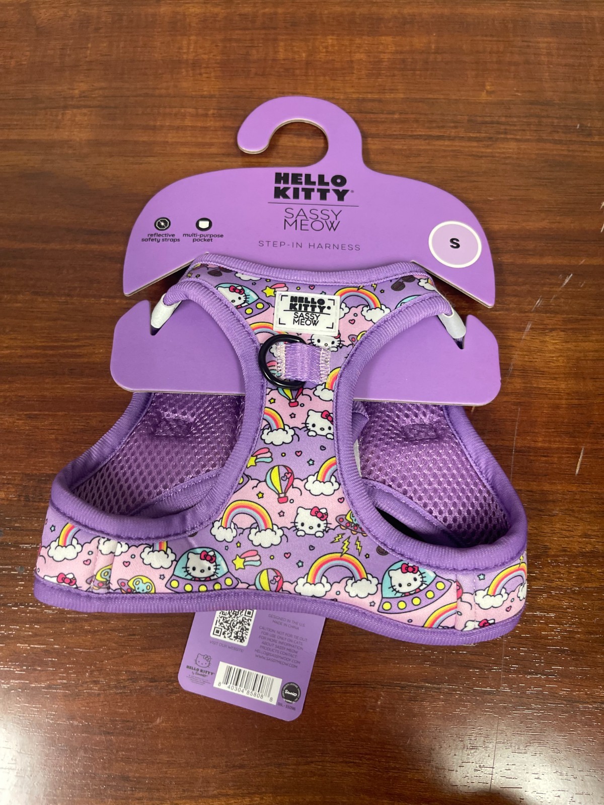 Hello Kitty Sassy Meow Step-In Harness Purple Size Small