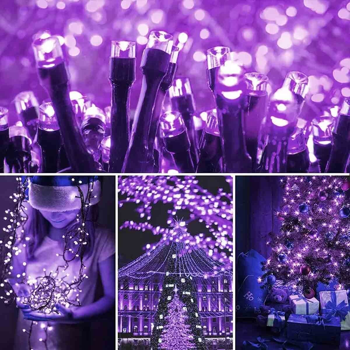 100 LED Solar Outdoor Waterproof Lights Outdoor Garden Wedding Party Christmas