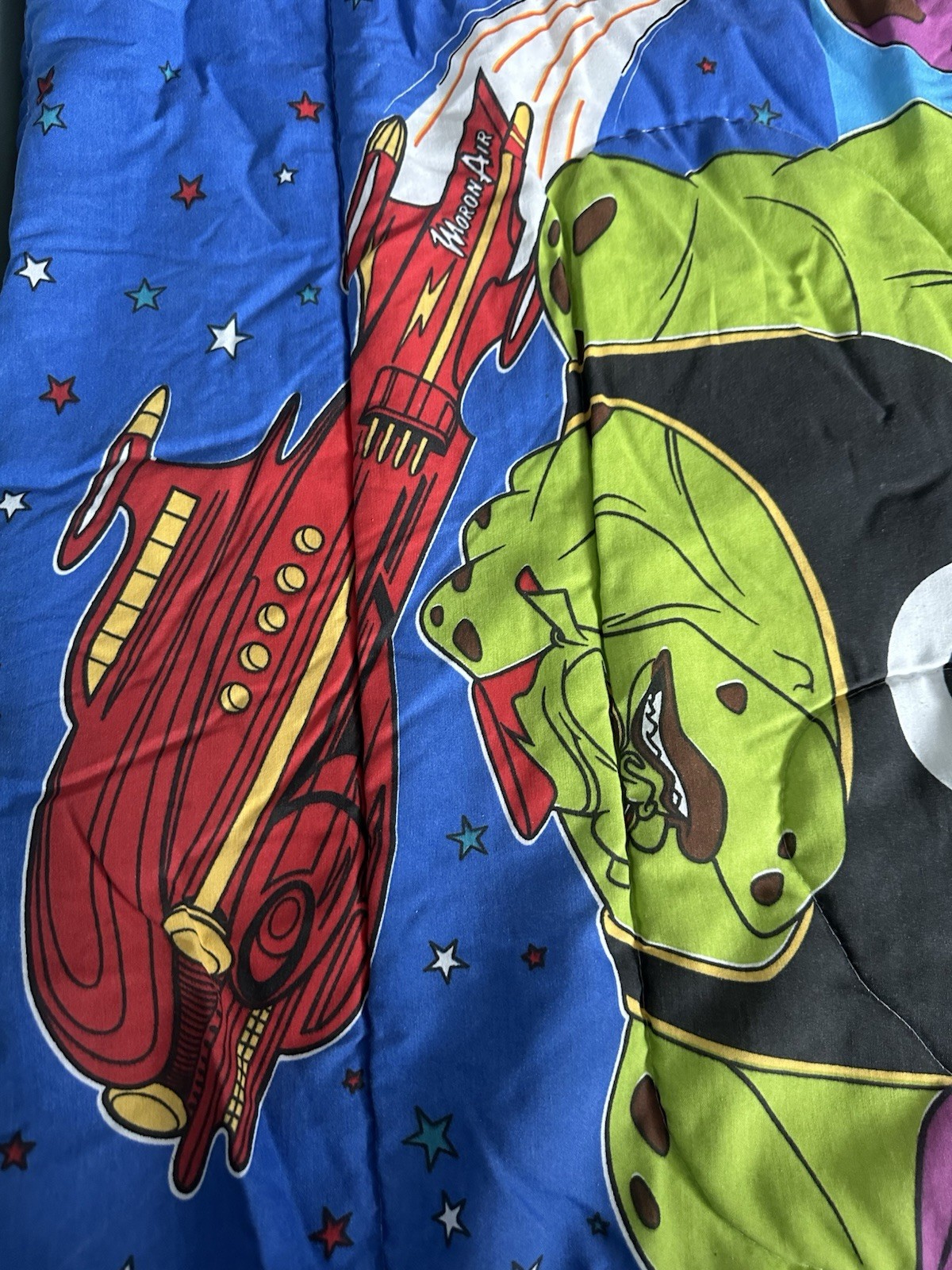 Vintage 1996 Space Jam Comforter Michael Jordan Looney Tunes Bugs Bunny TWIN