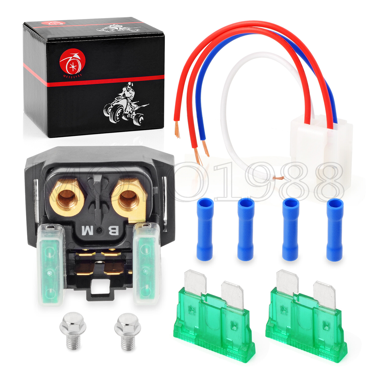 For Yamaha Grizzly Wolverine Raptor 350 400 450 660 660R Starter Solenoid Relay