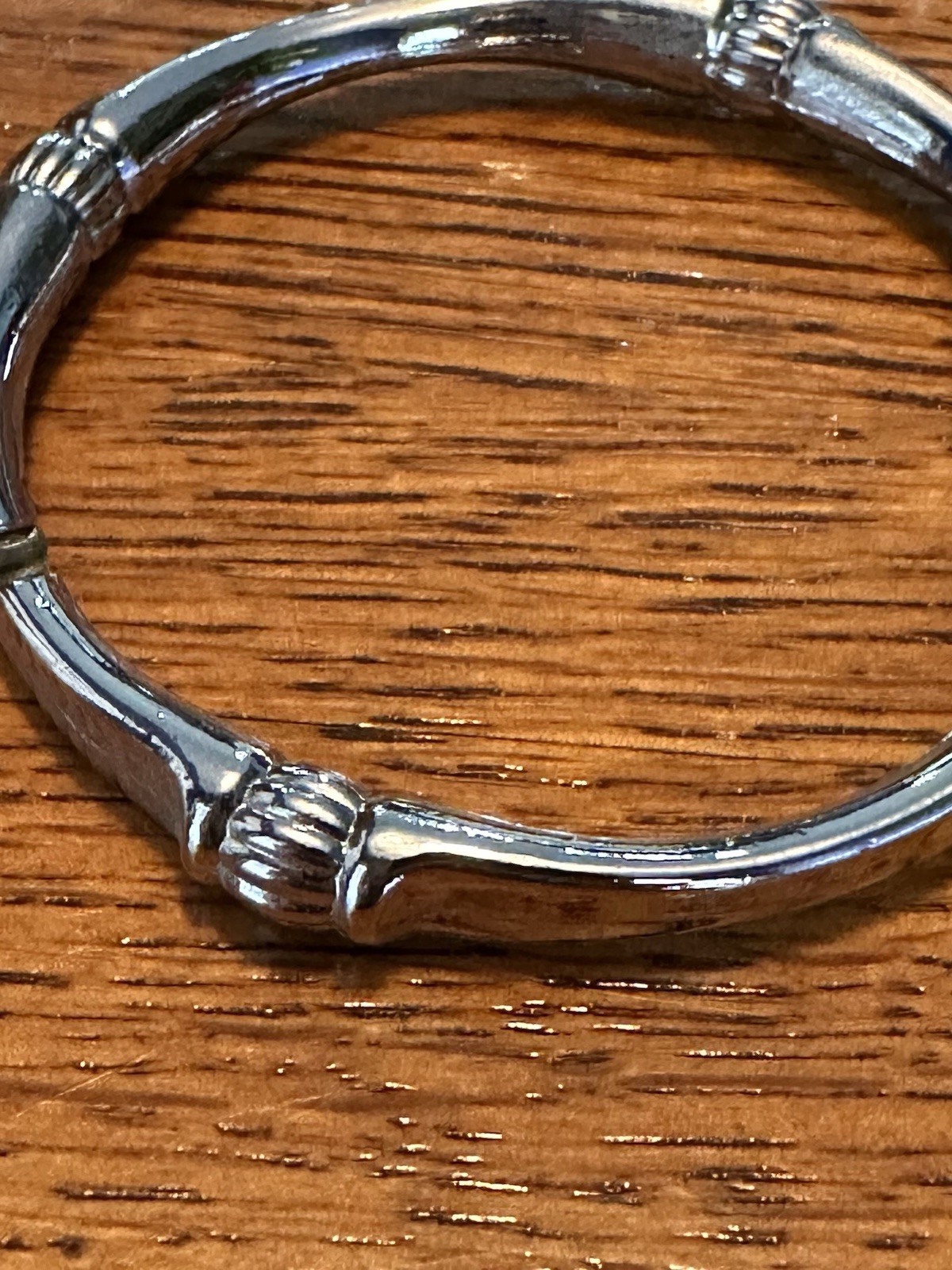 Vintage Set of 12 Silver-tone Metal 2” Shower Curtain Rings