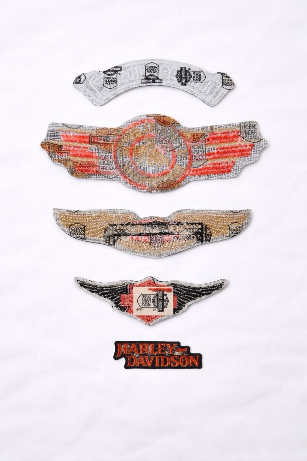 Vintage Harley-Davidson Patch Lot W/ 40 - Eagles, HOG, Daytona, Lady Harley, USA