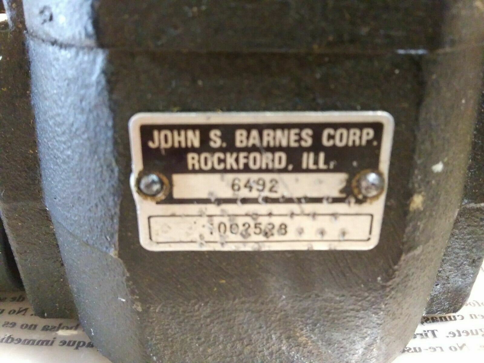 BSM 1002583 Rotary Gear Pump