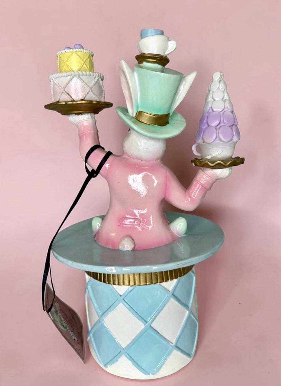 Easter MAD HATTER BUNNY Rabbit In Top Hat Mackenzie Style 10” NEW IN BOX